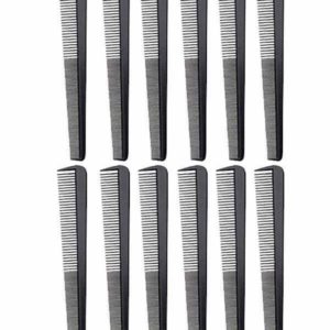 Diane D56 Barber Comb Black 7.25 inch 12pk