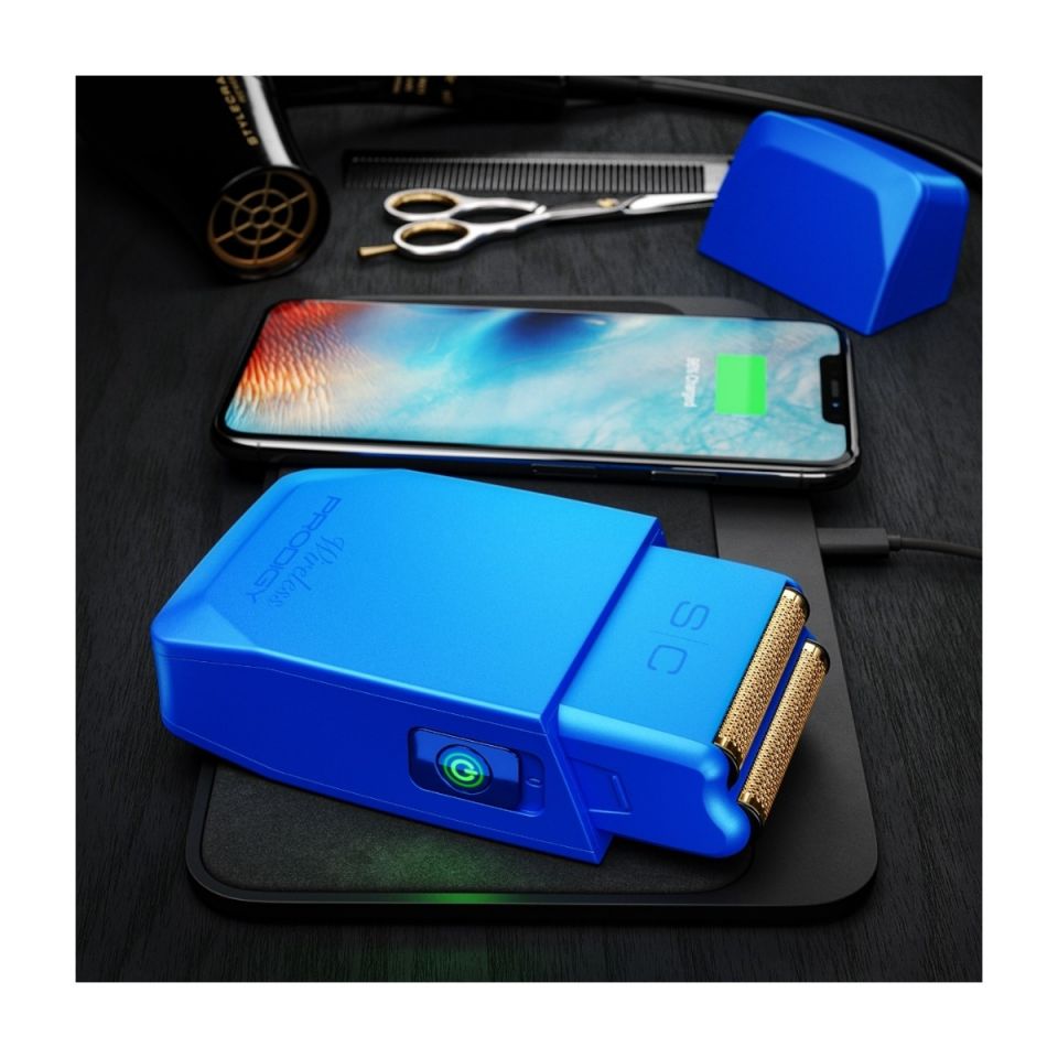 Stylecraft Wireless Prodigy Foil Shaver Metallic Matte Blue - Image 2