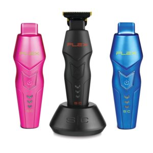 Stylecraft Flex Professional Super-Torque Motor Cordless Hair Trimmer with 3 Modular Body Lids - SC406M